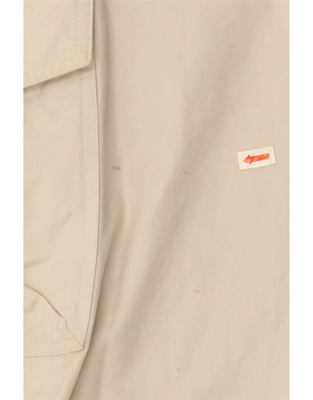 Pantaloni corti cargo da uomo NIKE piccoli W29 L25 in cotone beige