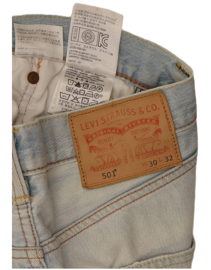 Levi's Uomo 501 Jeans dritti W30 L32 Cotone Blu