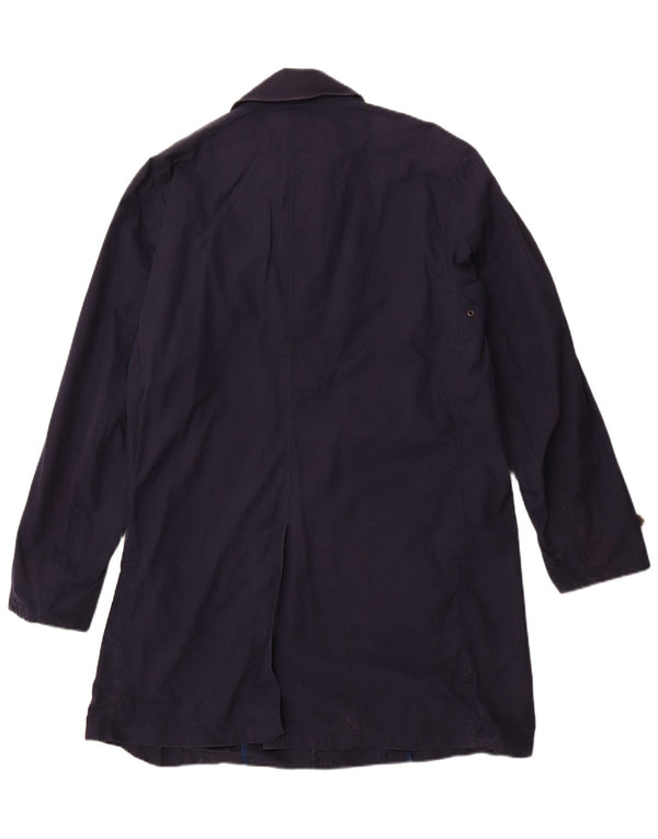 Cappotto da donna Polo Ralph Lauren UK 16 grande cotone blu navy