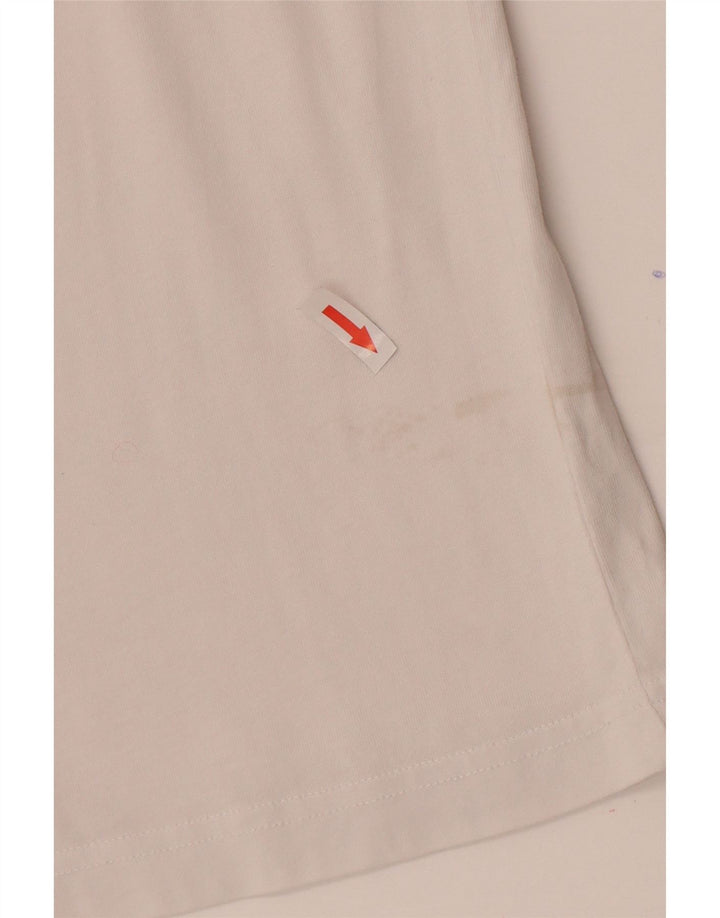 T-shirt grafica da uomo Calvin Klein Top in cotone bianco medio
