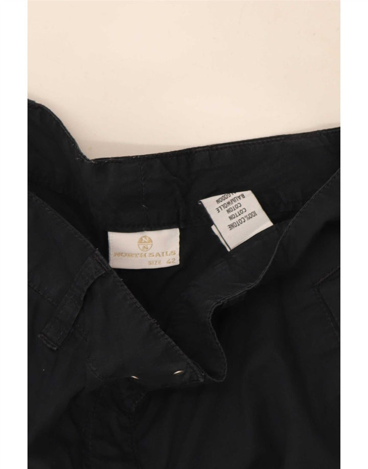 Pantaloncini cargo da donna North Sails IT 42 medi W30 cotone nero