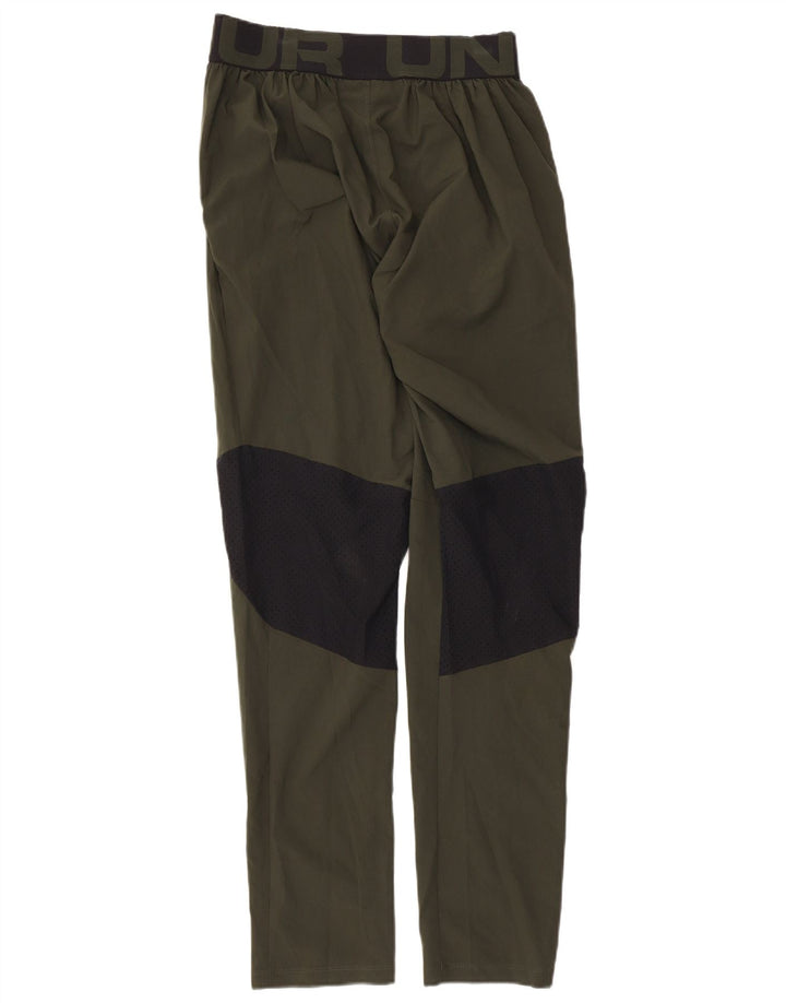 Pantaloni da tuta con grafica da uomo UNDER ARMOUR Small Khaki Colourblock