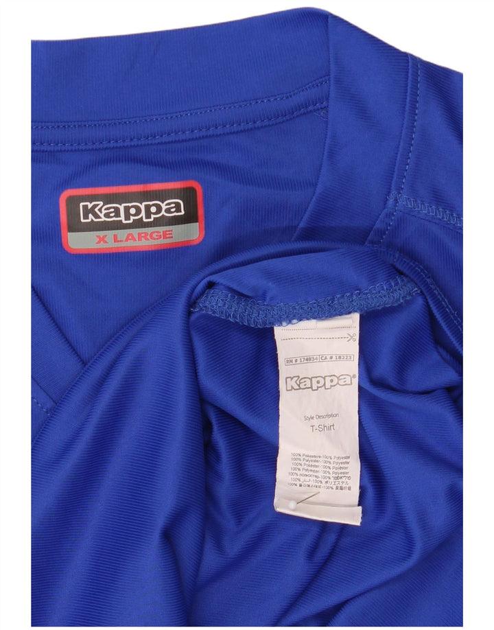 T-shirt grafica da donna Kappa Top UK 18 XL blu poliestere