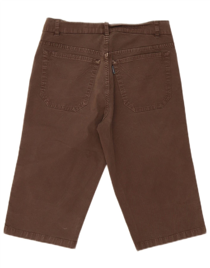 Pantaloncini casual da donna Jeckerson W30 cotone marrone medio