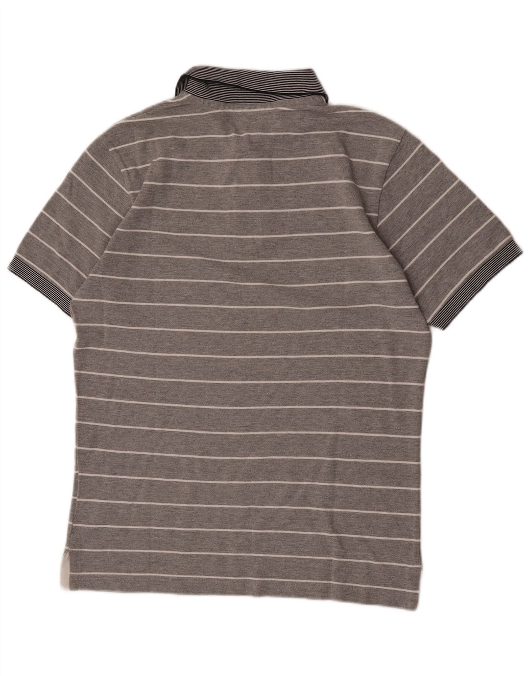 Polo da uomo North Sails grande in cotone a righe grigie