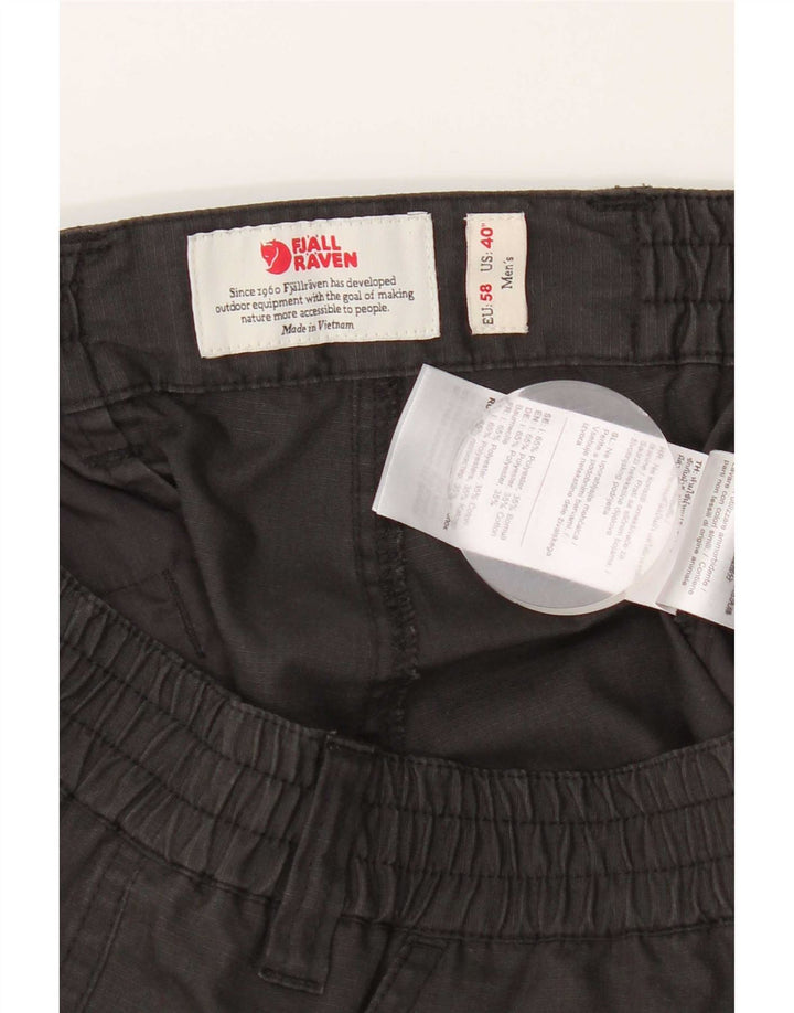 Pantaloncini cargo da uomo Fjall Raven W40 XL poliestere grigio