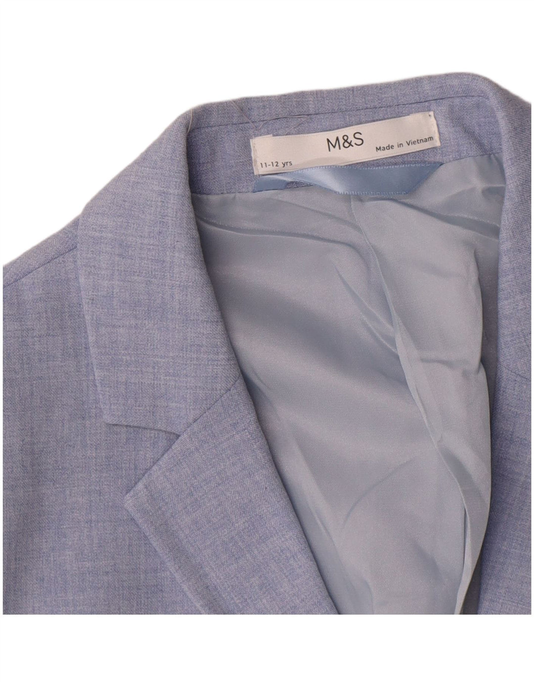 Giacca blazer a 2 bottoni Marks & Spencer da ragazzo 11-12 anni in poliestere blu