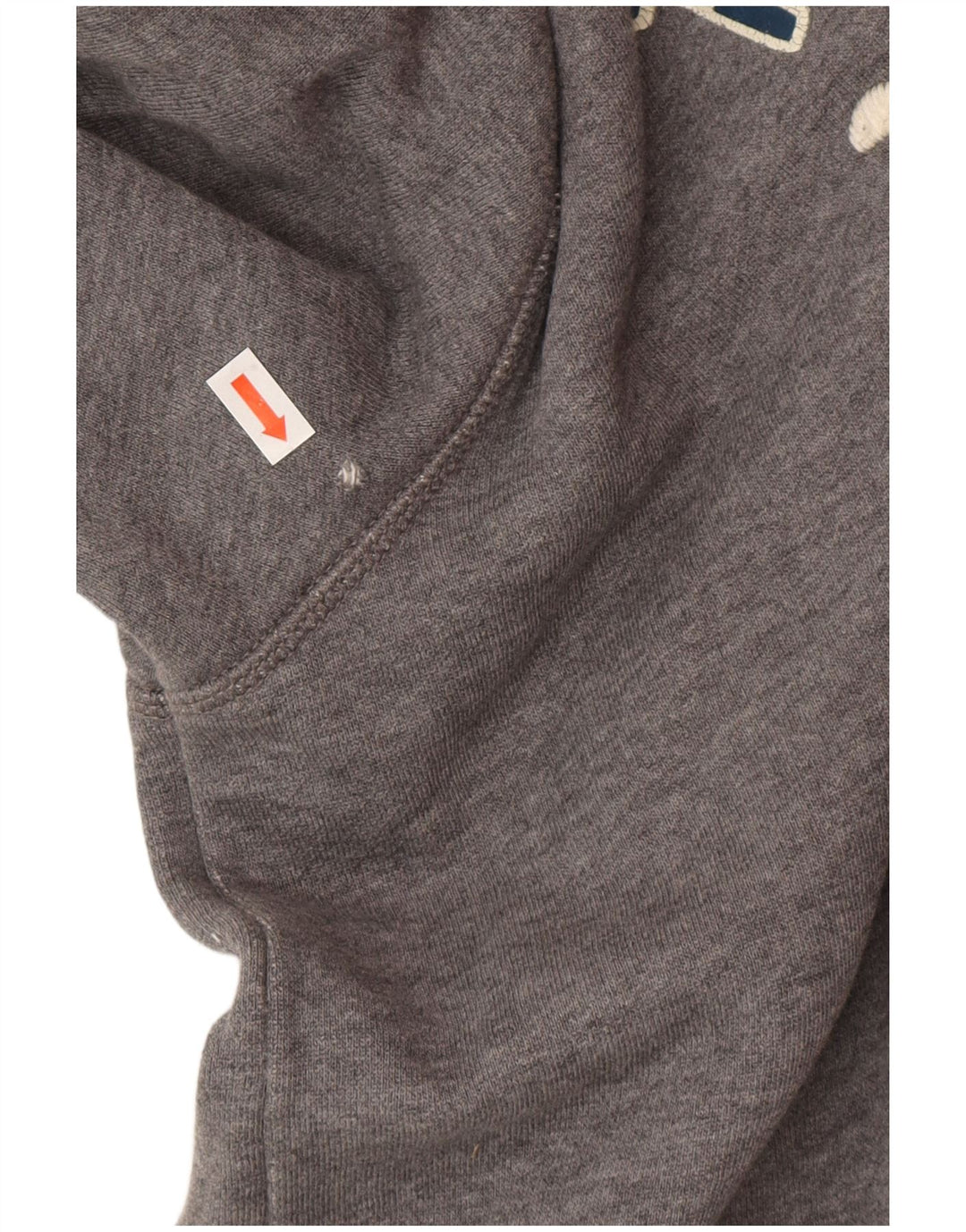 Maglione con cappuccio grafico da uomo Timberland grigio medio