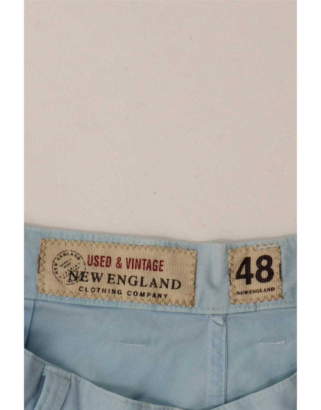 Pantaloncini chino vintage da uomo IT 48 medi W30 blu