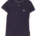 Polo Uomo Benetton Media Cotone Blu Navy