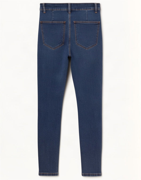 Jeans skinny da donna Zara EU 38 Small W28 L27 Cotone blu
