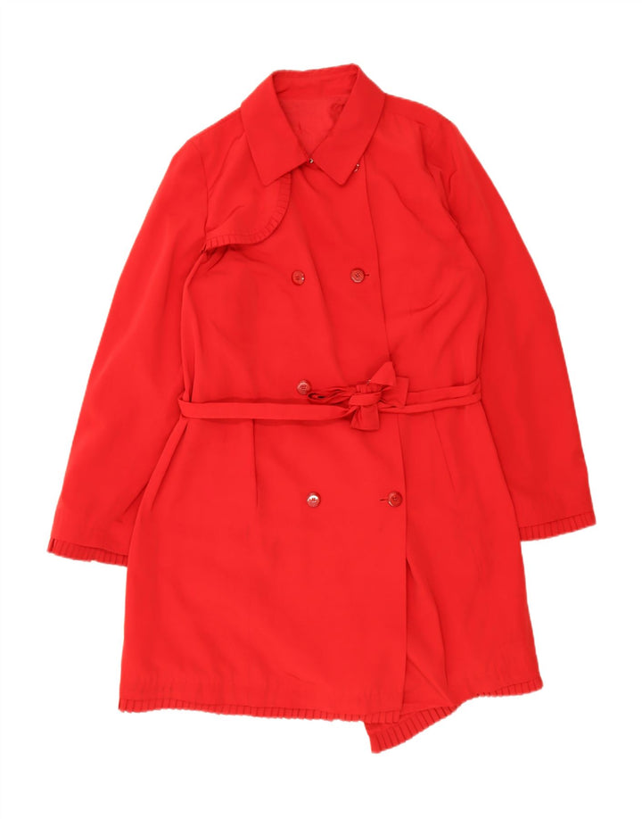Trench doppiopetto da donna Marina Rinaldi UK 16 Large Rosso
