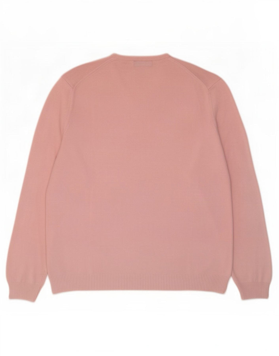 Maglione Zara da uomo con scollo a V grande rosa