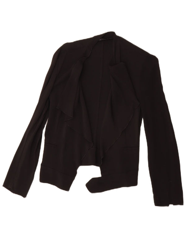 Giacca blazer aperta da donna Zara UK 10 piccola nera