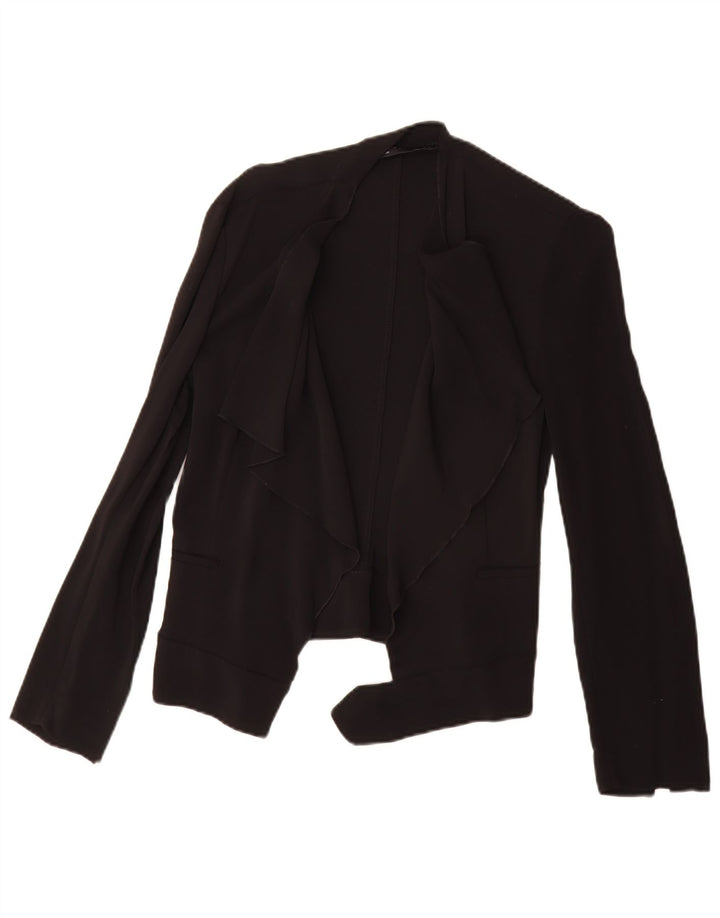 Giacca blazer aperta da donna Zara UK 10 piccola nera