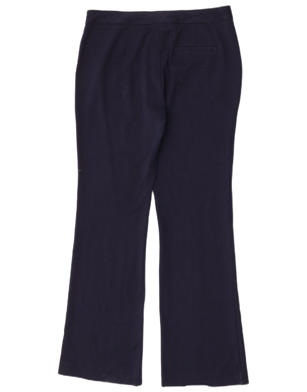 Pantaloni casual Bootcut da donna Zara XL W32 L34 poliestere blu navy