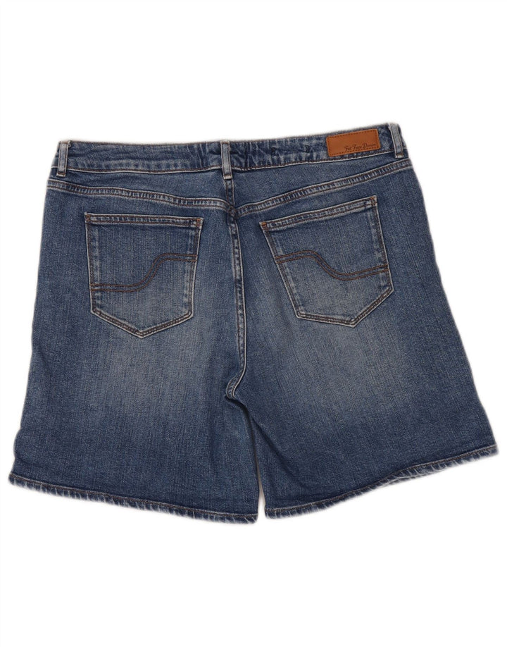 Pantaloncini di jeans da donna Fat Face UK 12 medi W32 cotone blu