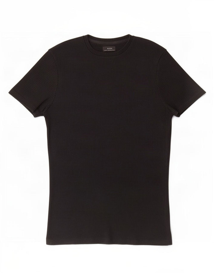 T-shirt Zara da uomo grande nera