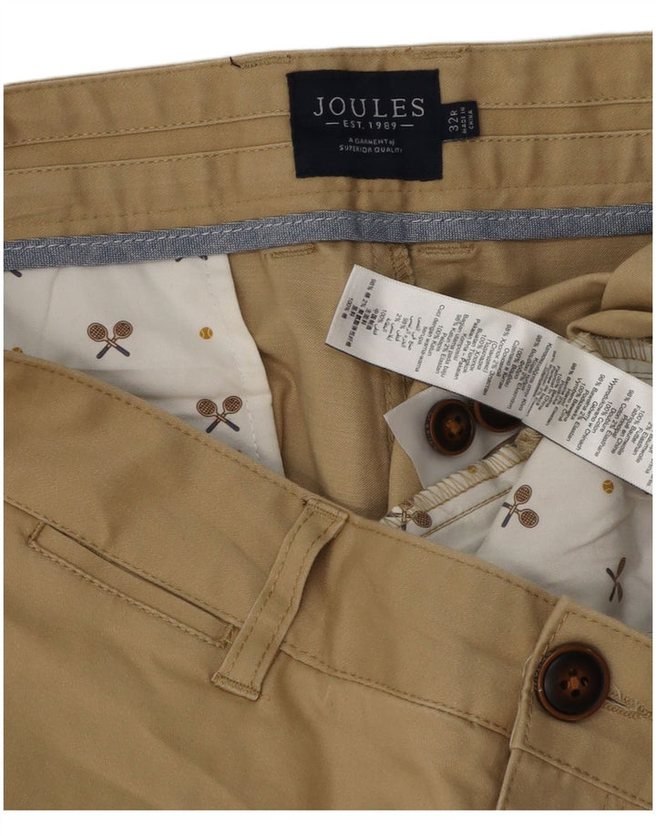 JOULES Pantaloncini chino da uomo W32 cotone beige medio