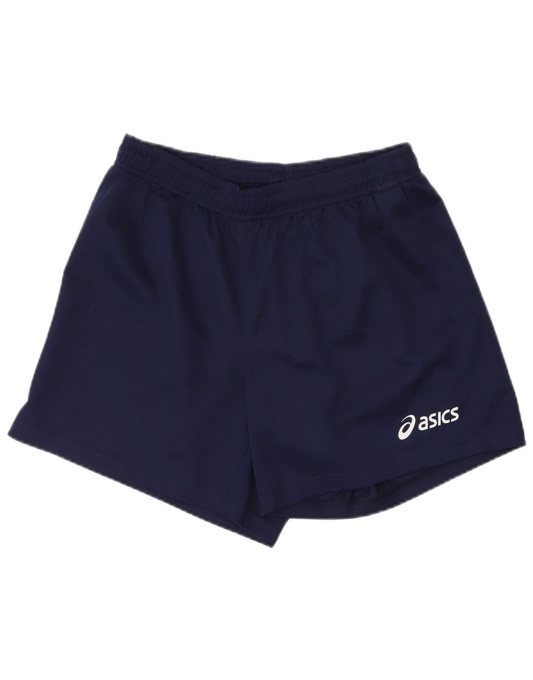 Pantaloncini sportivi da uomo Asics piccoli in poliestere blu navy
