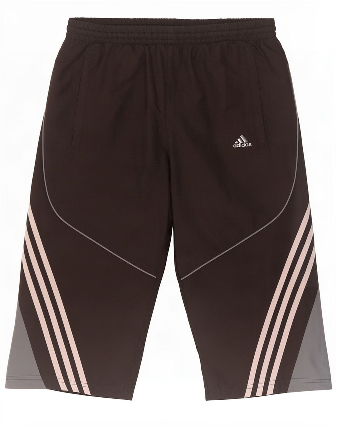 Pantaloncini sportivi Adidas da uomo Bermuda UK 38 Medium Black Colourblock poliestere