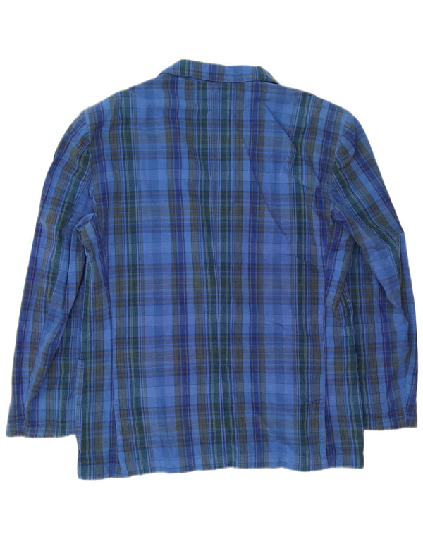 Giacca blazer da uomo a 2 bottoni Carrera UK 40 grande quadri blu