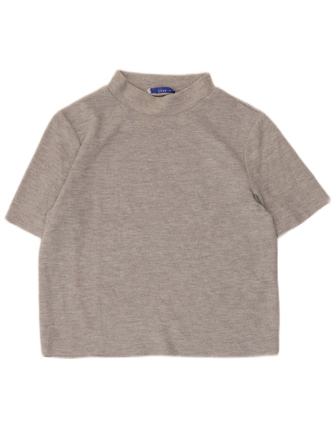 Top corto da donna Zara UK 12 Grigio medio