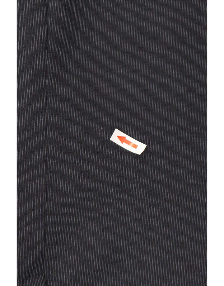 Giacca blazer da uomo a 2 bottoni Massimo Dutti EU 48 gessato medio blu navy