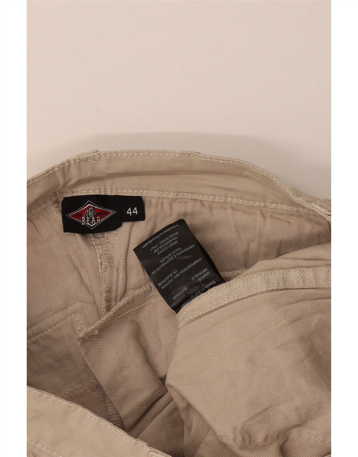 Pantaloncini cargo da uomo Bear IT 44 XS W30 Cotone beige
