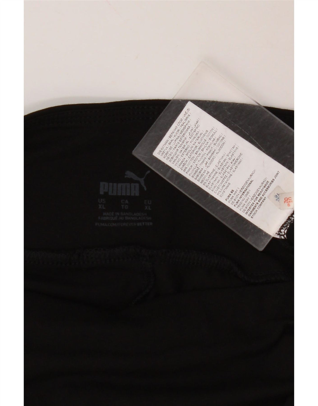 Leggings grafici PUMA da donna UK 18 XL cotone nero
