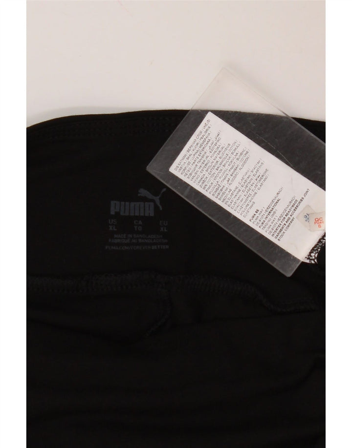Leggings grafici PUMA da donna UK 18 XL cotone nero