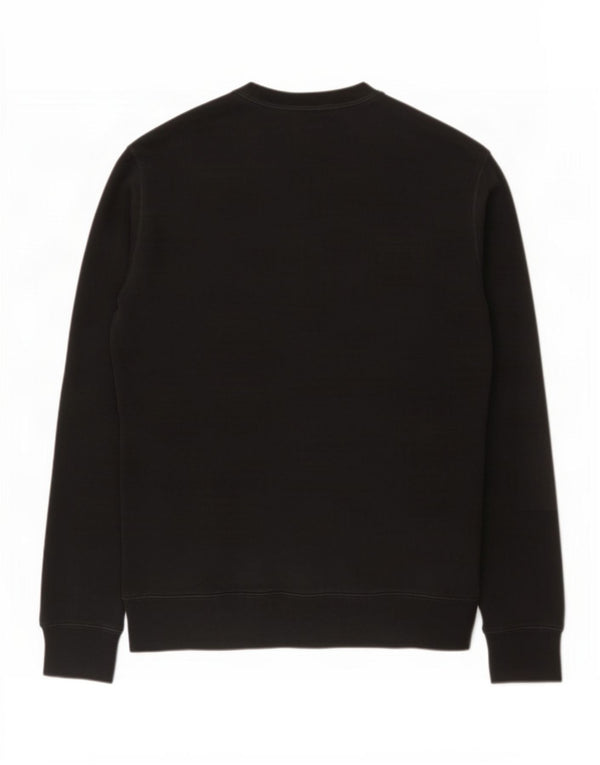 Felpa Marks & Spencer da uomo con vestibilità regolare, cotone medio nero