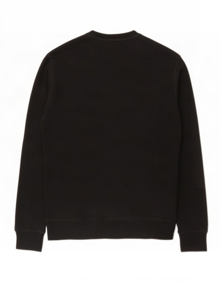 Felpa Marks & Spencer da uomo con vestibilità regolare, cotone medio nero