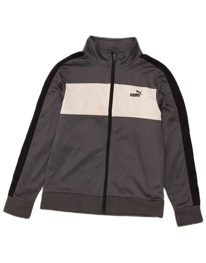 Giacca da tuta da ragazzo Puma 10-11 anni Colore grigio medio