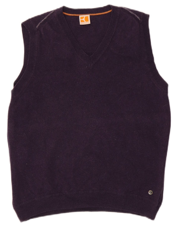 Canotta da donna Hugo Boss Canotta UK 16 Large Viola Lana