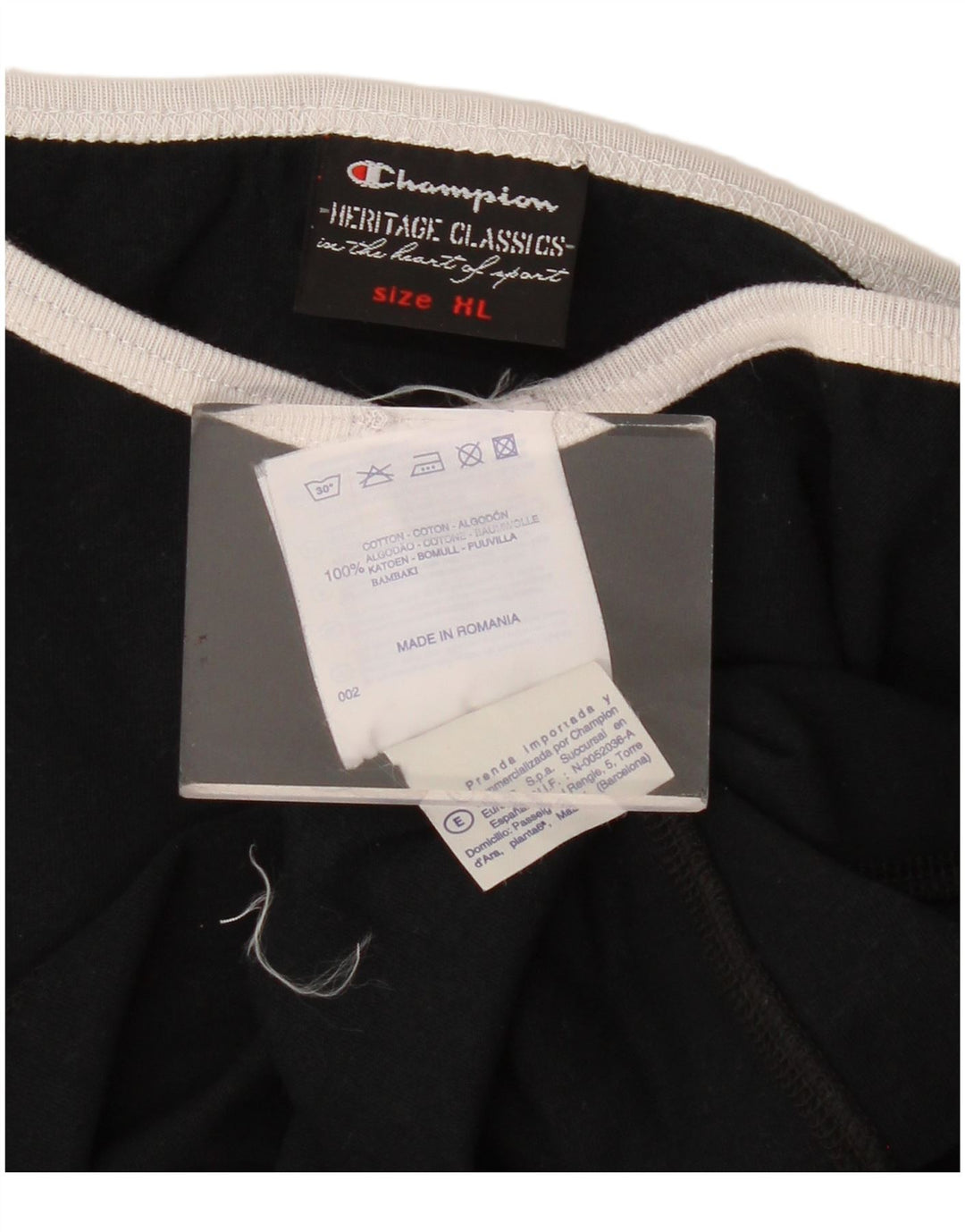 Canottiera Champion da donna Heritage Classics UK 18 XL cotone nero
