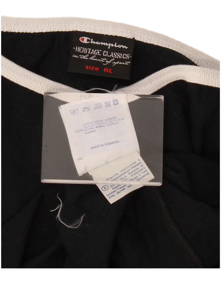Canottiera Champion da donna Heritage Classics UK 18 XL cotone nero