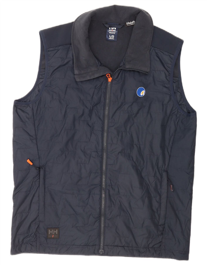 Gilet imbottito da uomo Helly Hansen UK 40 grande poliestere blu navy