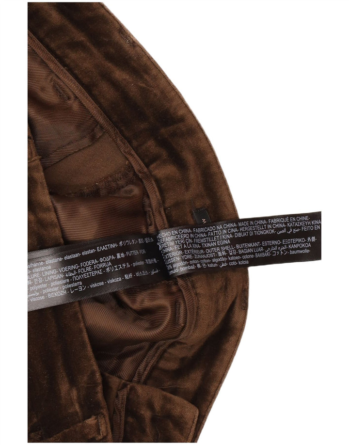 Pantaloni chino bootcut da donna Massimo Dutti EU 38 Small W28 L30 Marrone