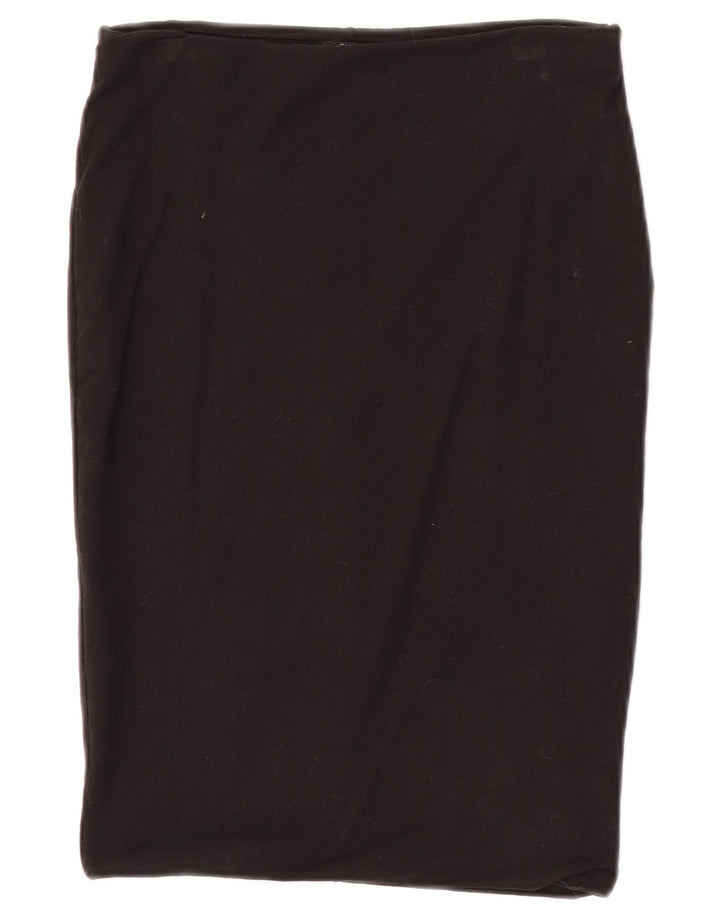 Gonna a tubino da donna Zara media W28 in cotone nero