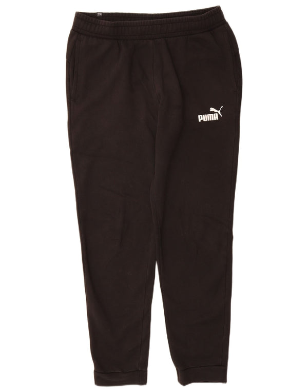 Pantaloni da tuta da uomo Puma Joggers grandi in cotone nero