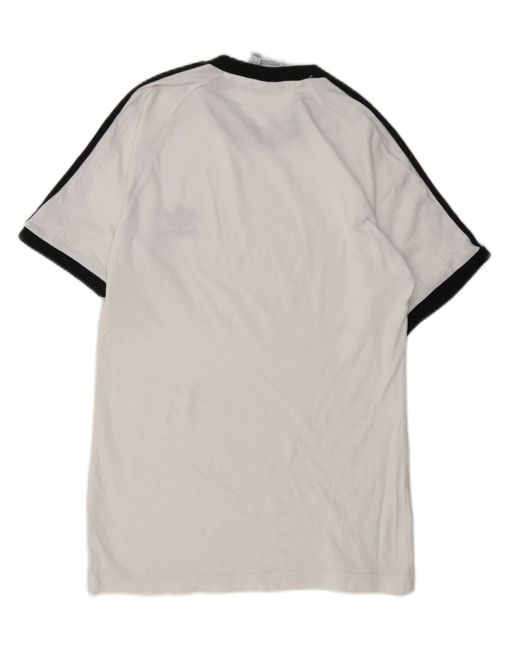 T-shirt ADIDAS da uomo piccola piccola bianca