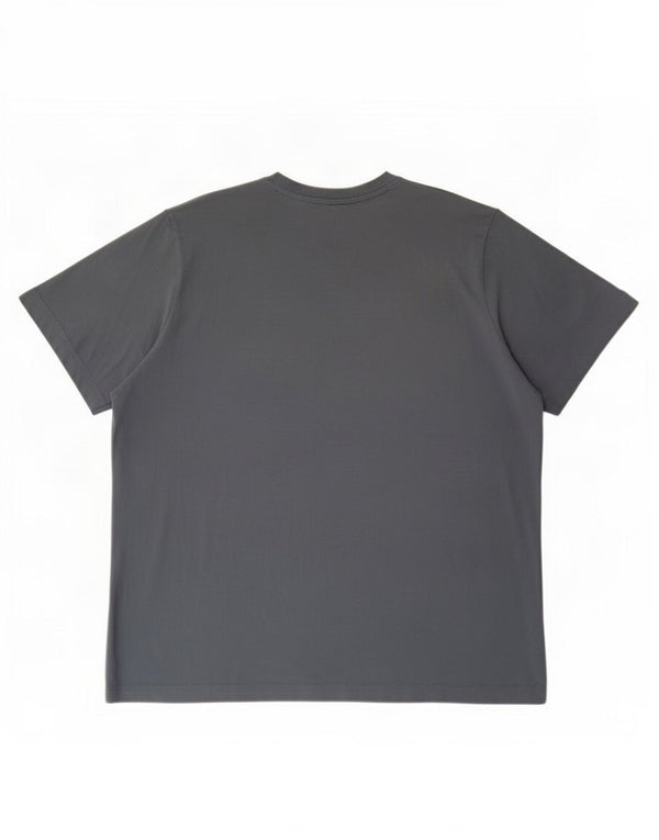 T-shirt grafica da uomo Adidas Top XL in cotone blu