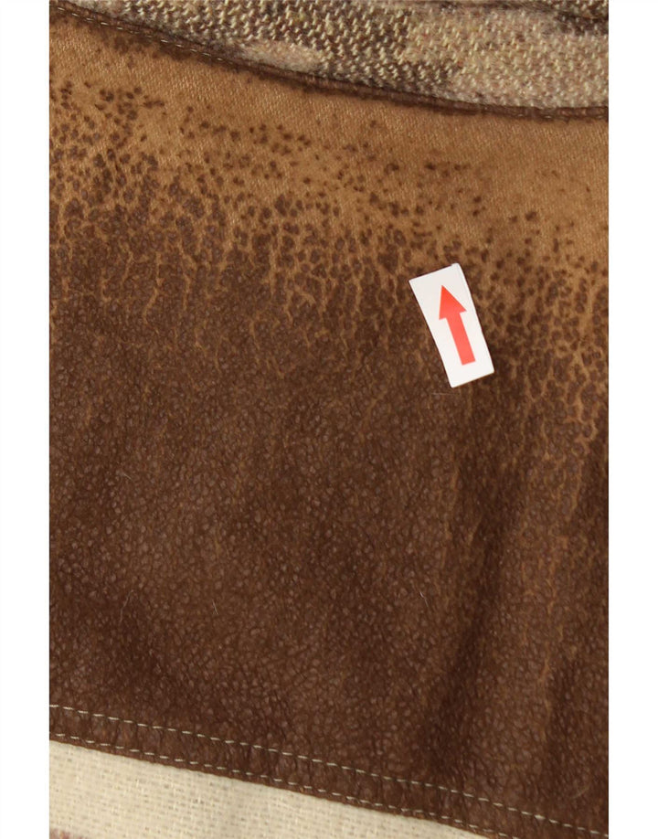 Borsone da uomo Weipper UK 40 grande poliestere geometrico marrone