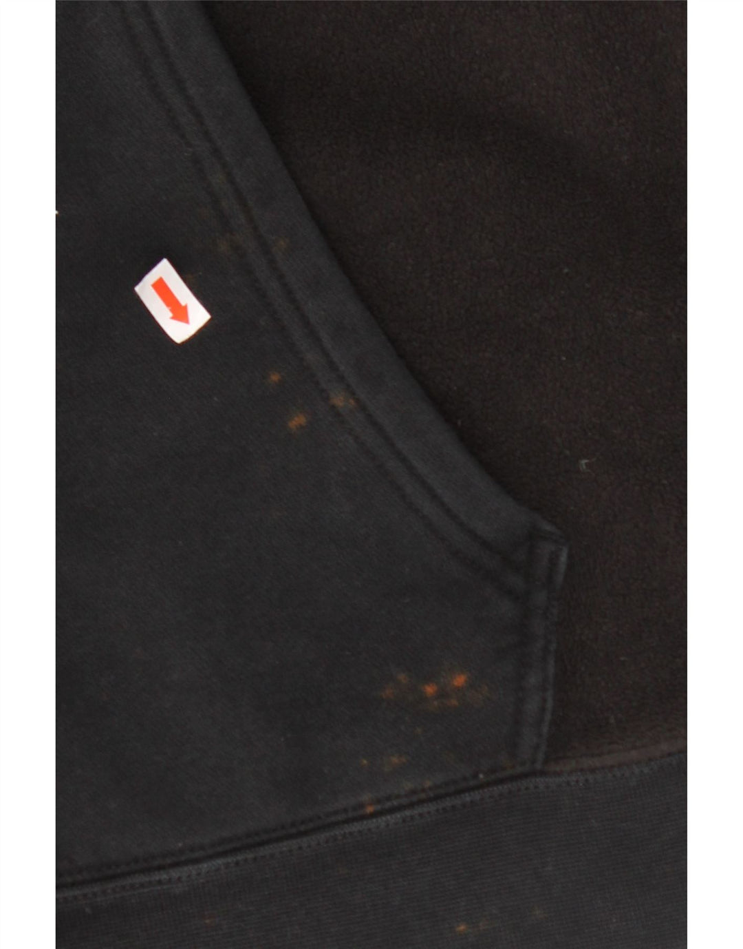Maglione con cappuccio e zip da uomo NIKE in cotone nero medio