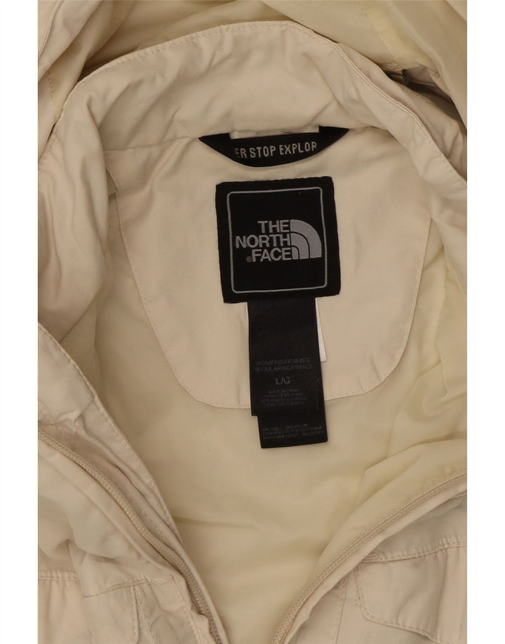 Soprabito con cappuccio da donna THE NORTH FACE UK 14 Large nylon bianco