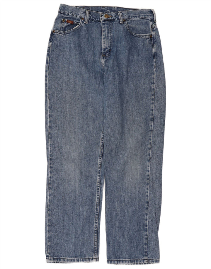 Jeans dritti Petite da donna Lee US 6 medi W28 L28 cotone blu