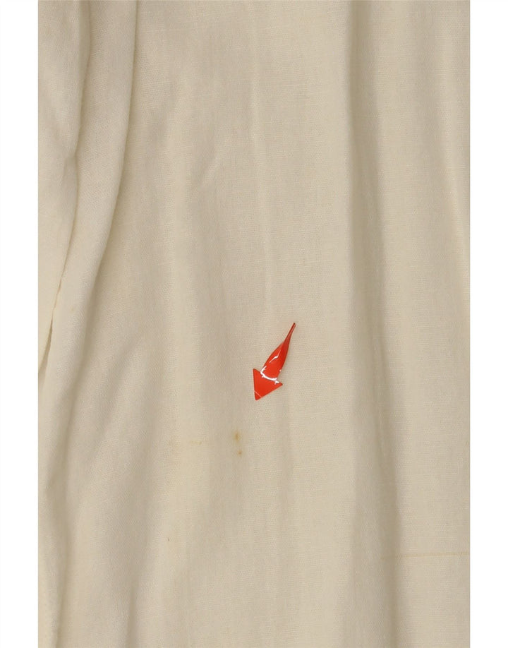 HENRI LLOYD Camicia da uomo in cotone bianco sporco medio