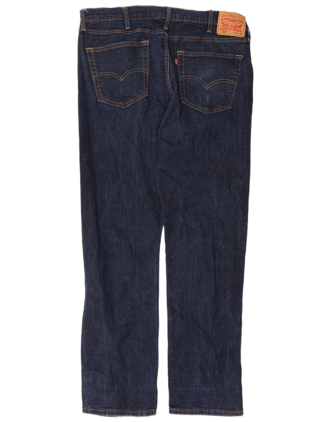 Levi's Uomo 514 Jeans dritti W38 L34 Cotone blu navy