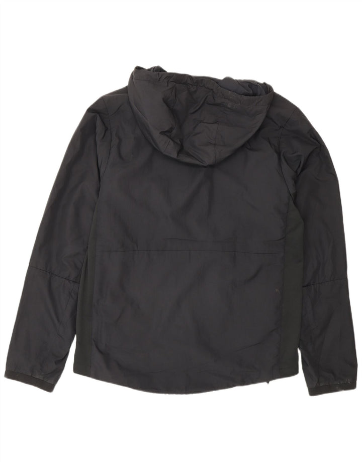 Giacca da ginnastica con cappuccio Nike Therma-Fit da uomo, piccola, in poliestere nero